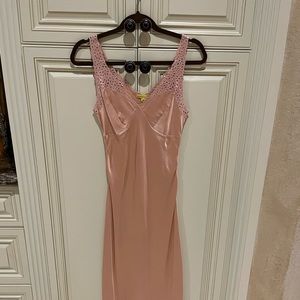 Catherine Malandrino peach slip dress